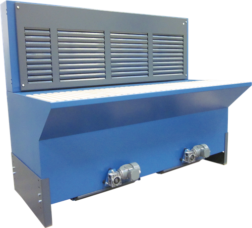 Absaugtisch mit Ventilator UFPR-B inkl. Hinterwand mit Absaugung